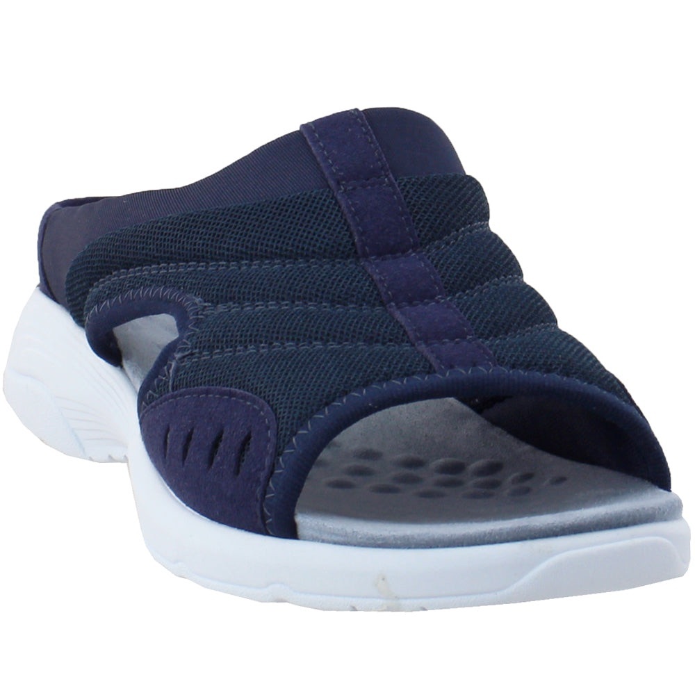 Easy Spirit Dark Blue Shoes Travelers  TRACIEE + Co Slide On 8 Narrow NEW IN BOX